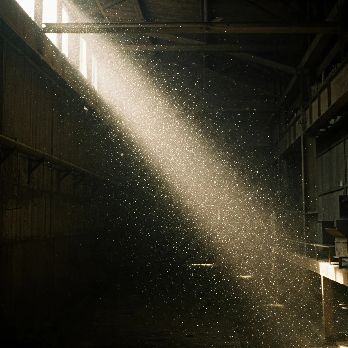 everyday life is about wading through spex of dust